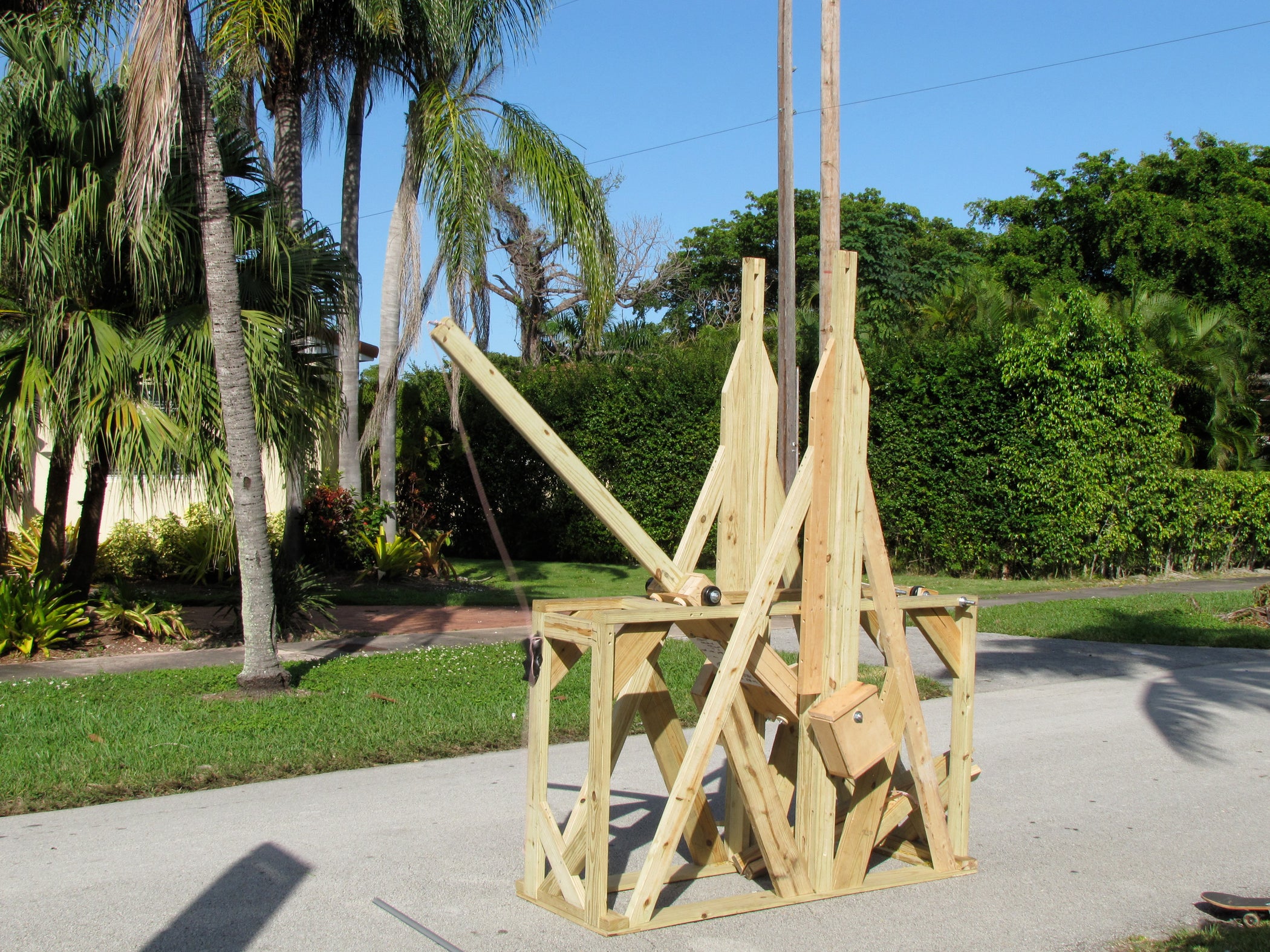 Floating Arm Trebuchet (F2K) 17 Steps Instructables