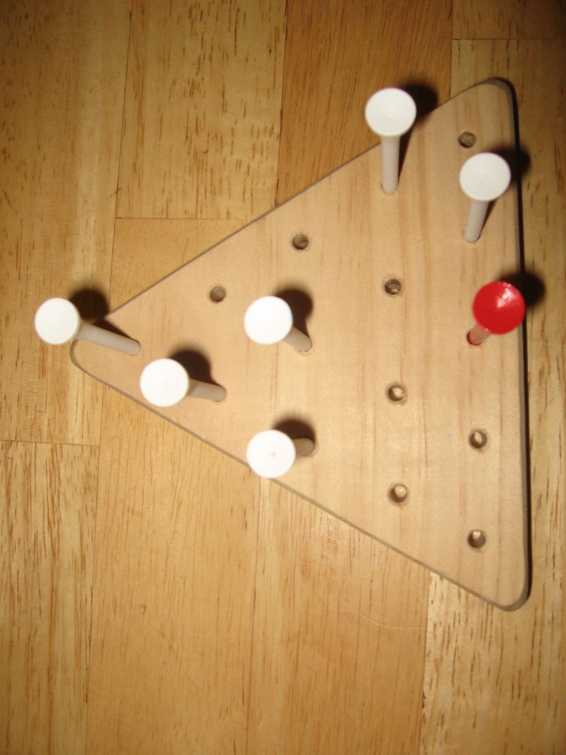 How to Solve the Triangle Peg Game 3 Steps Instructables