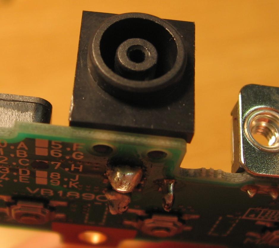 Replace Broken DC Power Jack on Your Laptop Computer (UPDATED). : 12