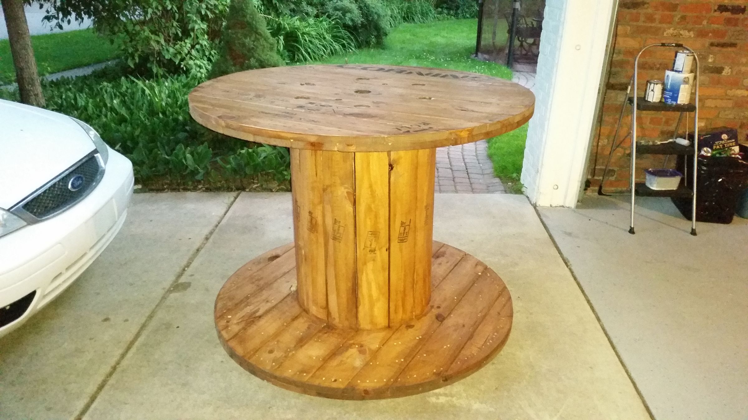 Cable Reel Table 5 Steps (with Pictures) Instructables