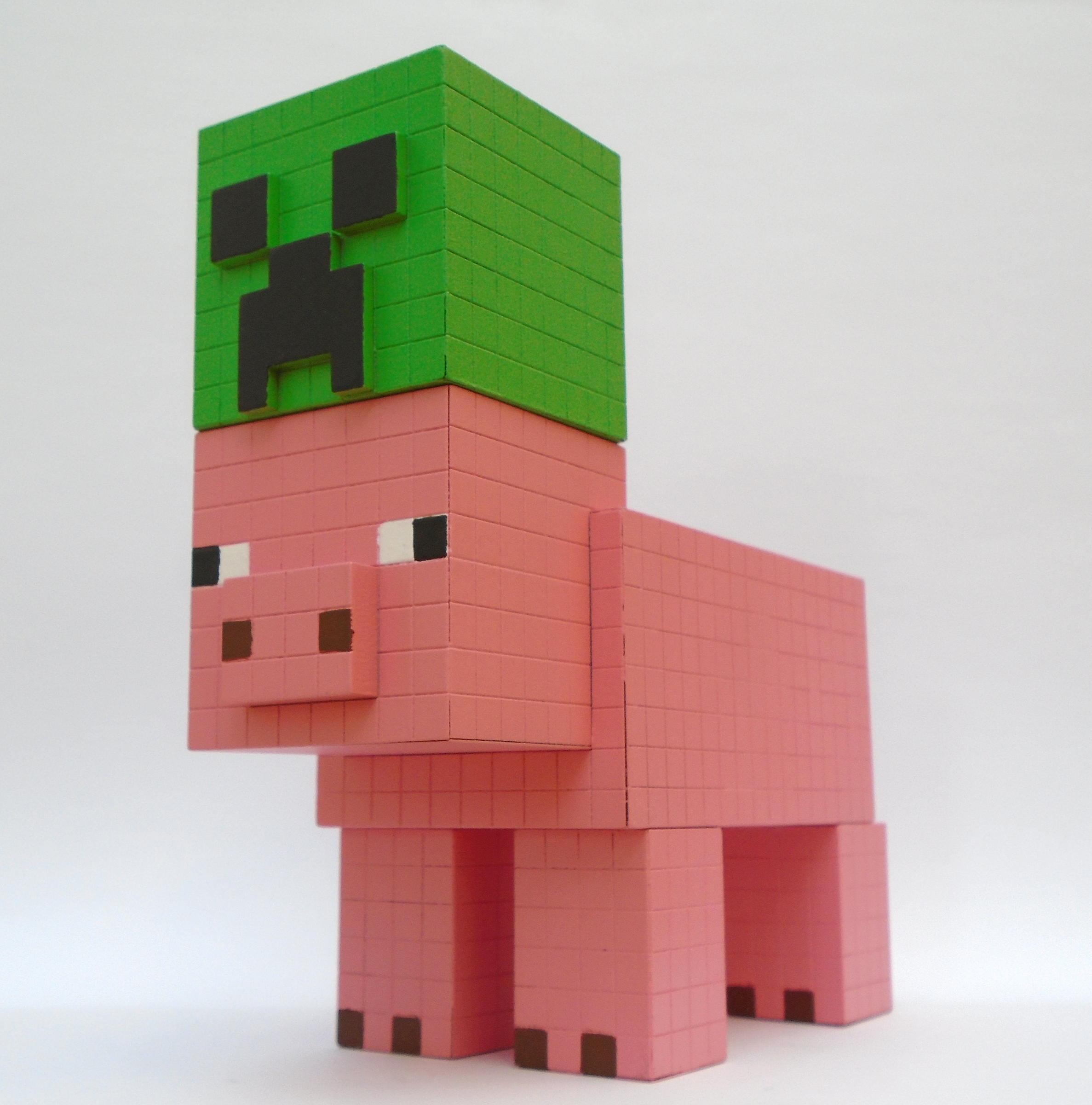 Minecraft Pig & Creeper Models 10 Steps (with Pictures) Instructables