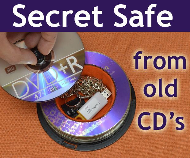 Secret Safe From Old CD's