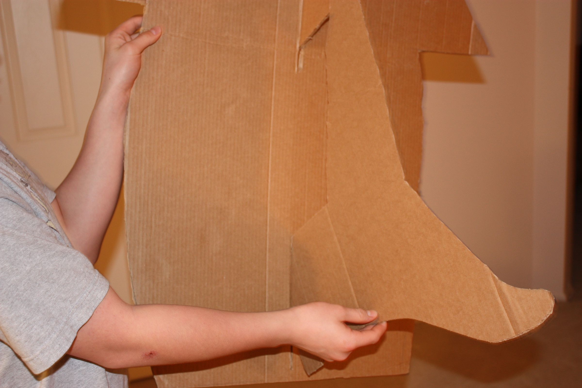 Making of a Cardboard Shark 8 Steps Instructables
