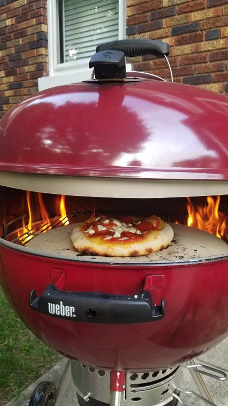 Weber Grill Pizza Oven Conversion - Homemade KettlePizza : 4 Steps (with  Pictures) - Instructables