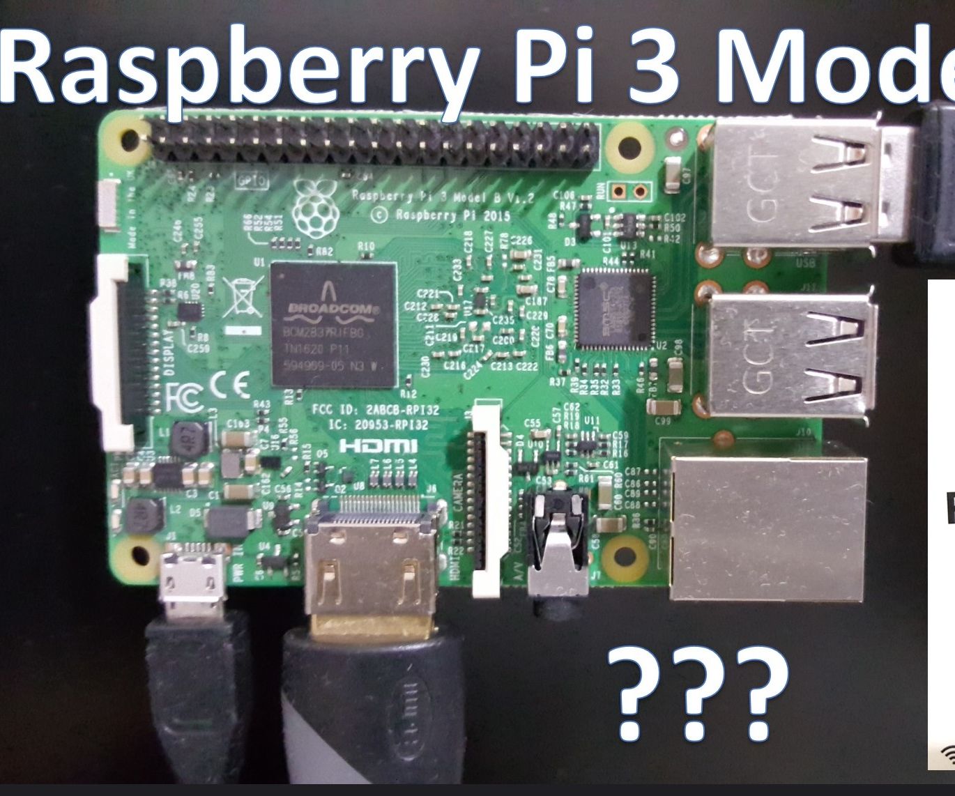How to Use Raspberry Pi 3 Model B+ V1.2 for the First Time! : 3 Steps ...