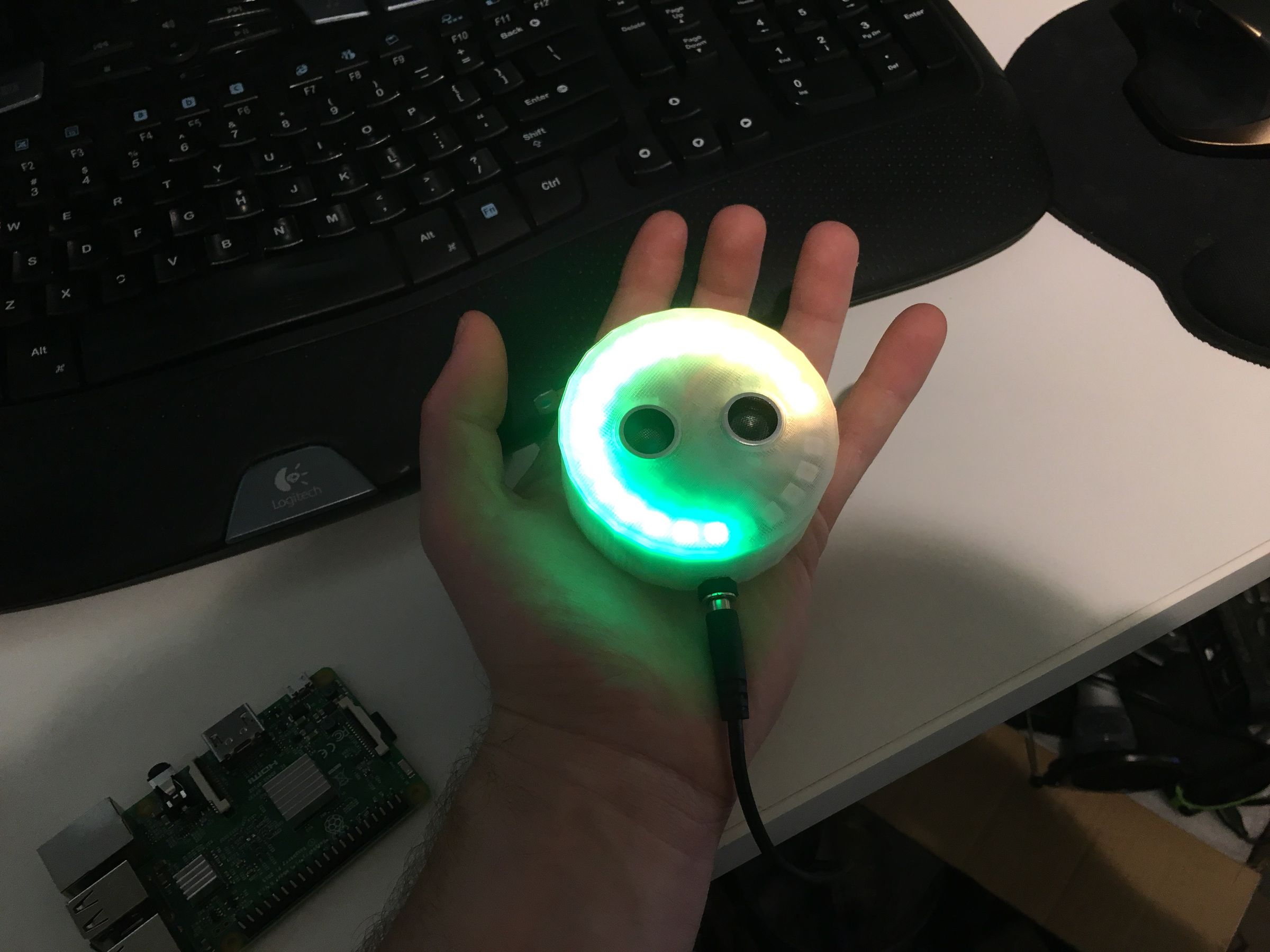 Parking Buddy Arduino Neopixel IOT Parking Assist 4 Steps (with