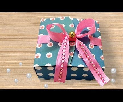 DIY guide for How to Make a Paper Gift Box Using Template? with step-by-step instructions