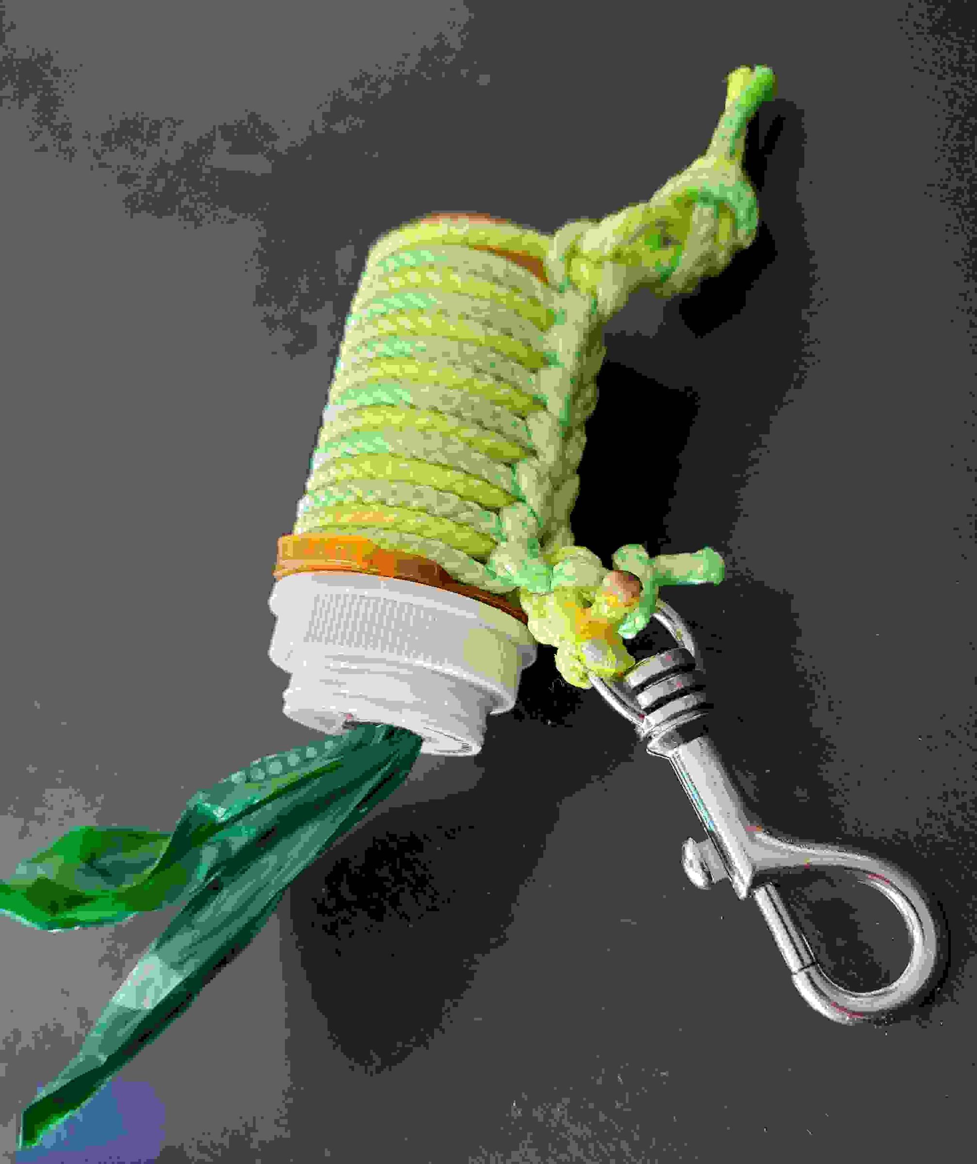 Easy Paracord and Med Bottle Dog Poop Bag Holder (with Pictures