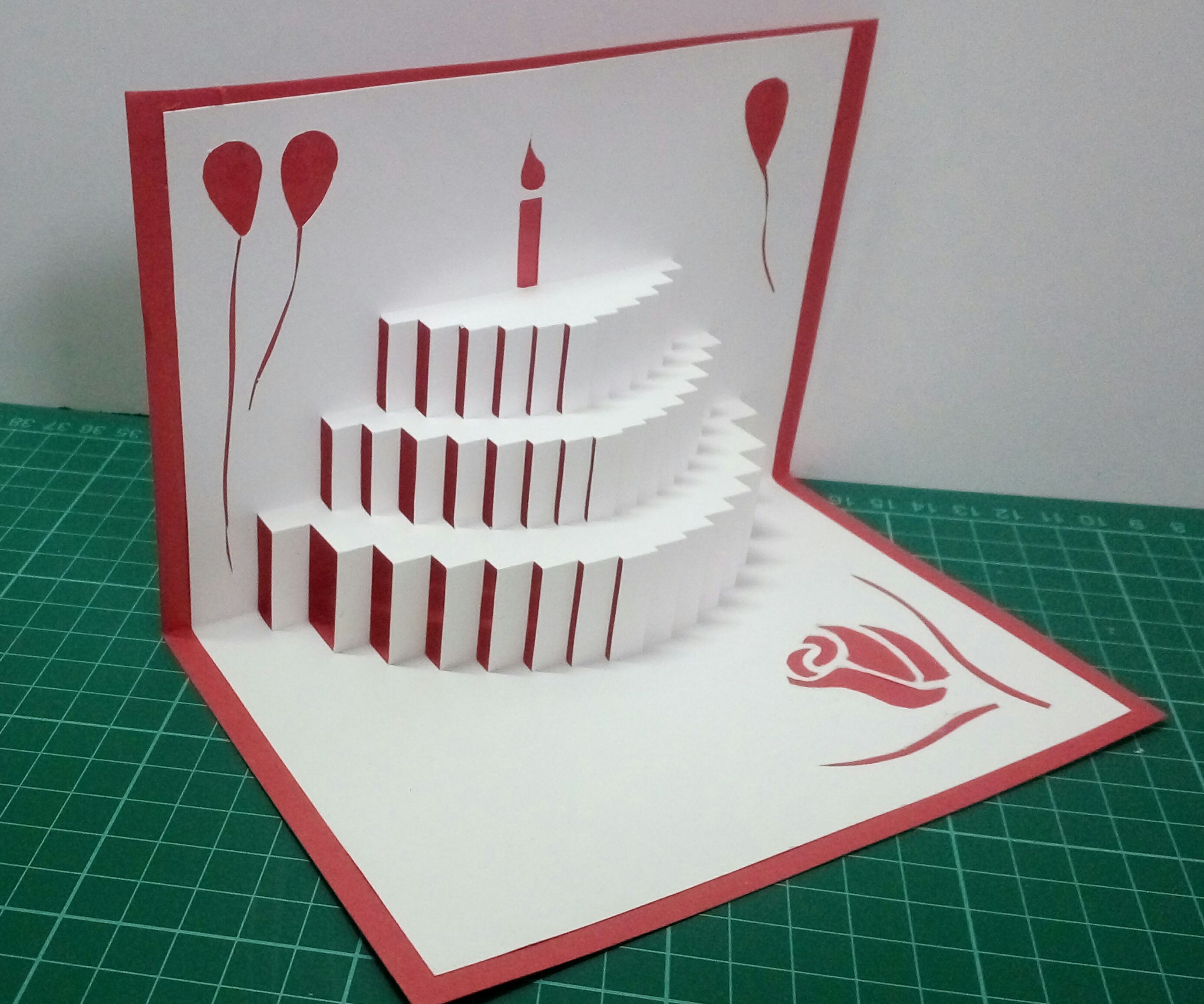 Popup Birthday Card : 22 Steps (with Pictures) - Instructables For Free Printable Pop Up Card Templates