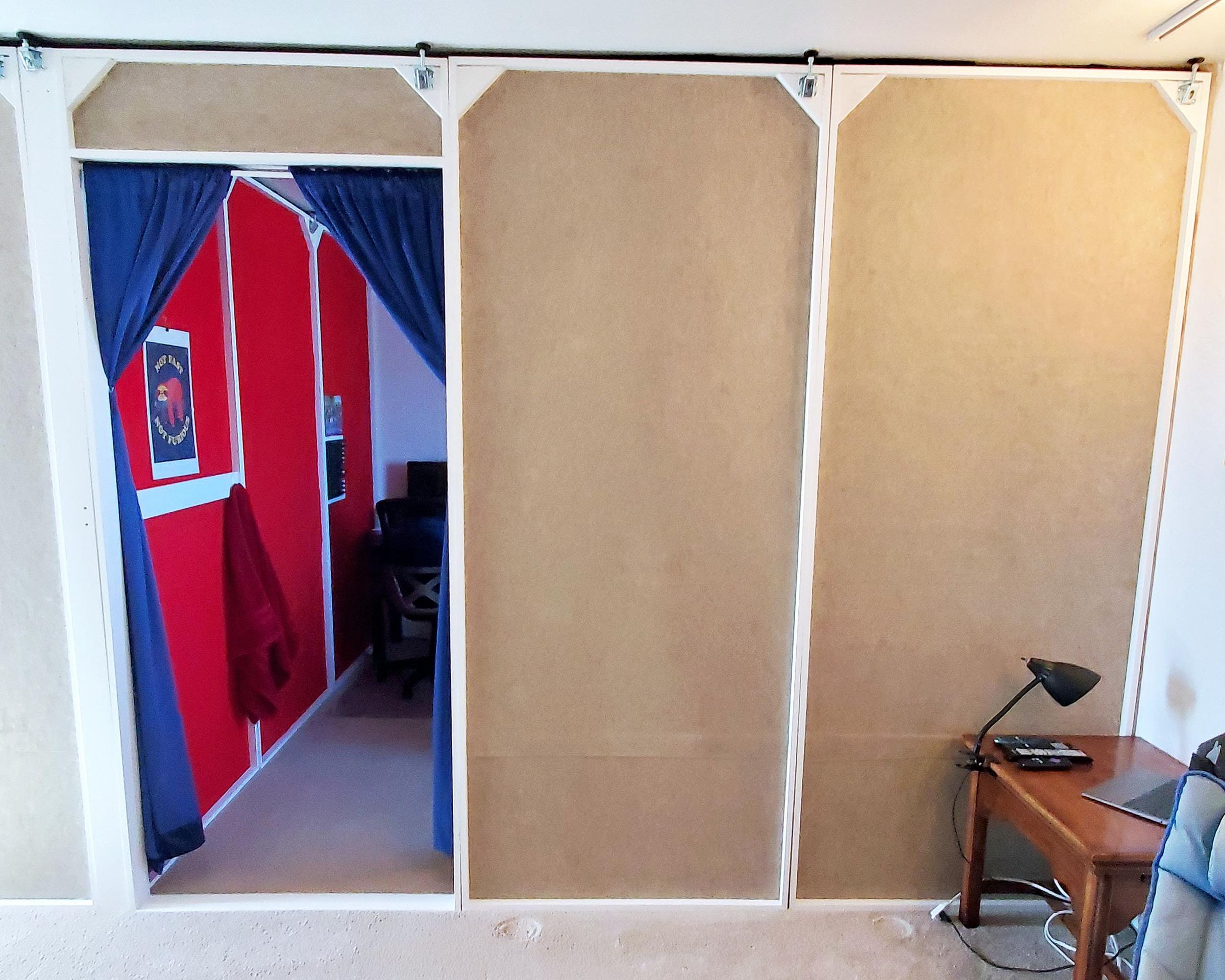 Lightweight Room Dividers, a Temporary Wall for Renters 13 Steps