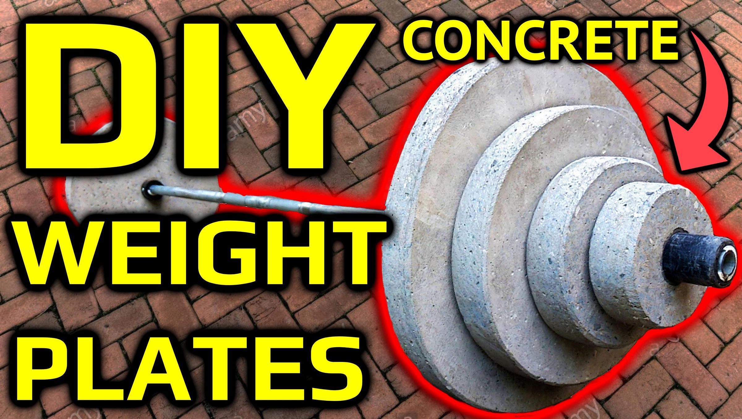 How to Make Olympic Concrete Weight Plates Homemade Guide 5 Steps (with Pictures) Instructables
