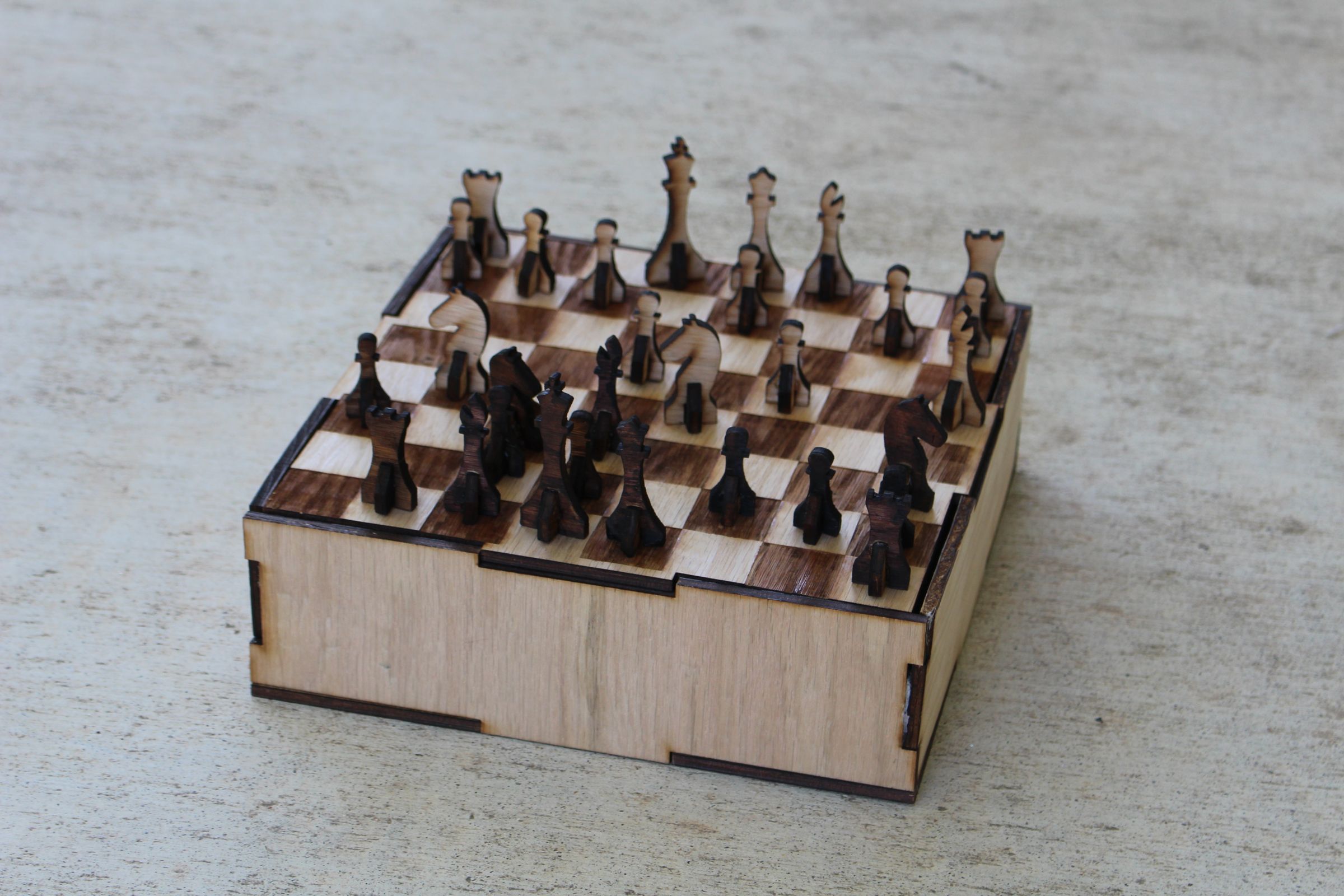 Laser Cut Portable Chess Set 9 Steps (with Pictures) Instructables