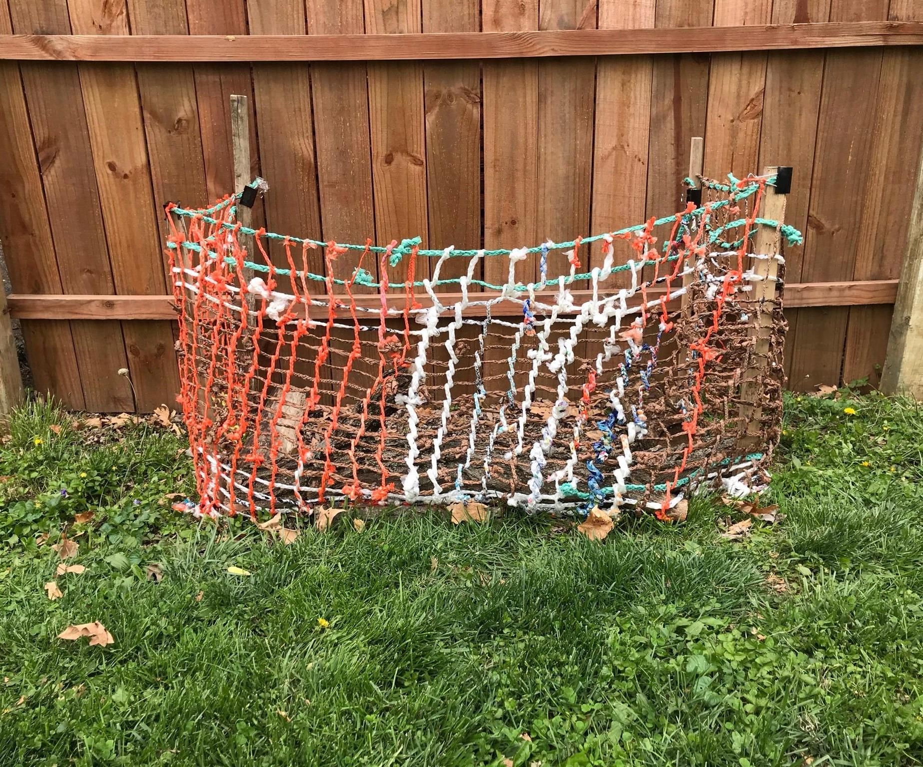 Repurpose Plastic Bags to Make a Garden Fence 3 Steps Instructables