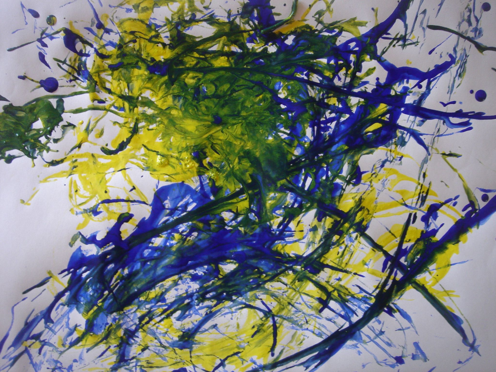 How to Use Spaghetti to Paint Like Jackson Pollock 8 Steps (with