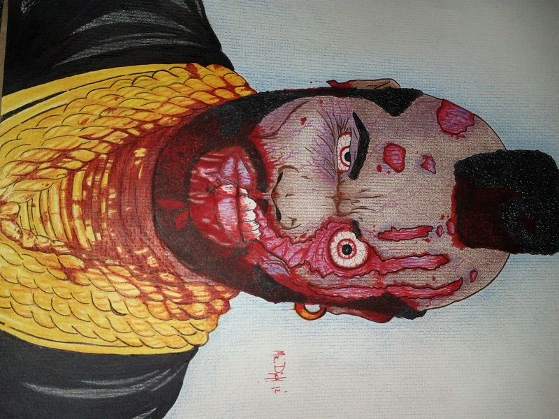 zombie portrait DIY Project DIY Project Image