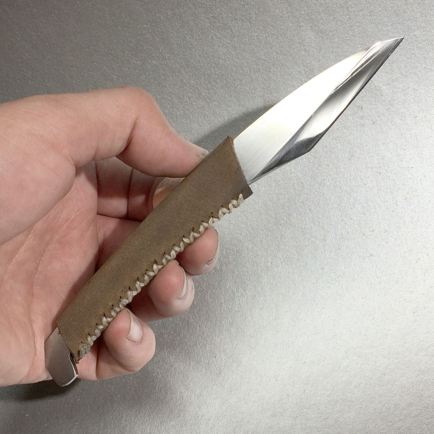 Kiridashi Knife With Leather Handle 15 Steps (with Pictures