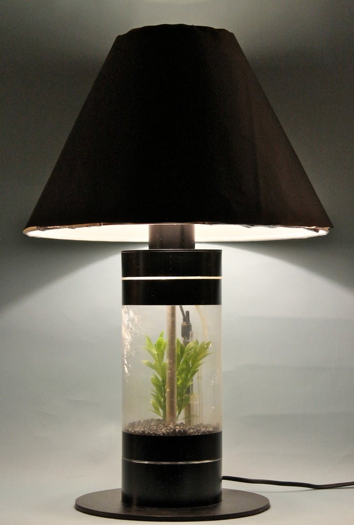 Aquarium Table Lamp 6 Steps With Pictures Instructables Aquarium Table Lamp 6 Steps With, Floor Lamp Repair Service