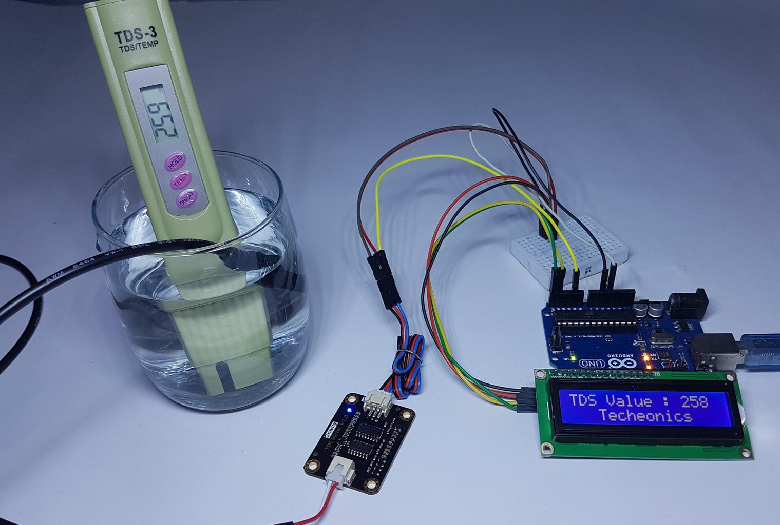 TDS Meter Sensor With Arduino DFROBOT : 4 Steps - Instructables