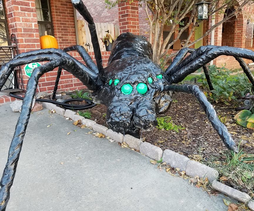 Halloween 2018 Realistic Giant Spider 5 Steps (with Pictures