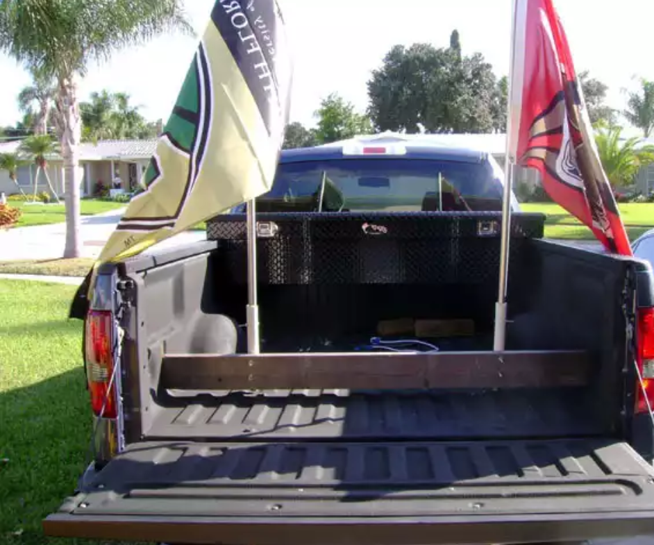 Cheap Flagpole for Truck Instructables