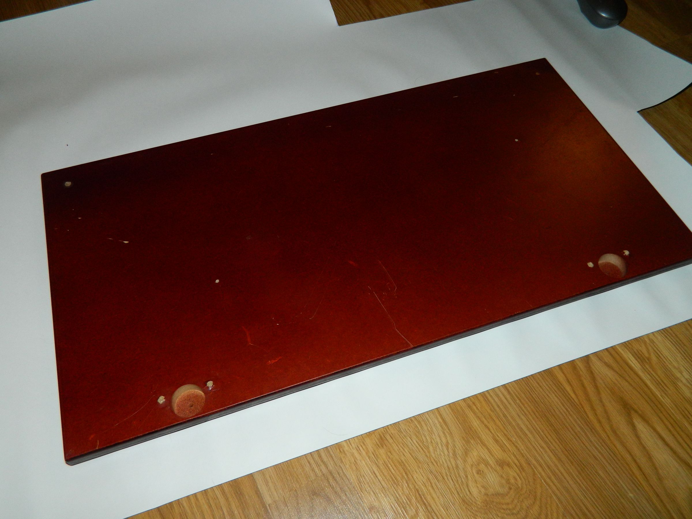 DIY "Hidden" Video Projector Folding Shelf, Carbon Fiber Look 8 Steps (with Pictures