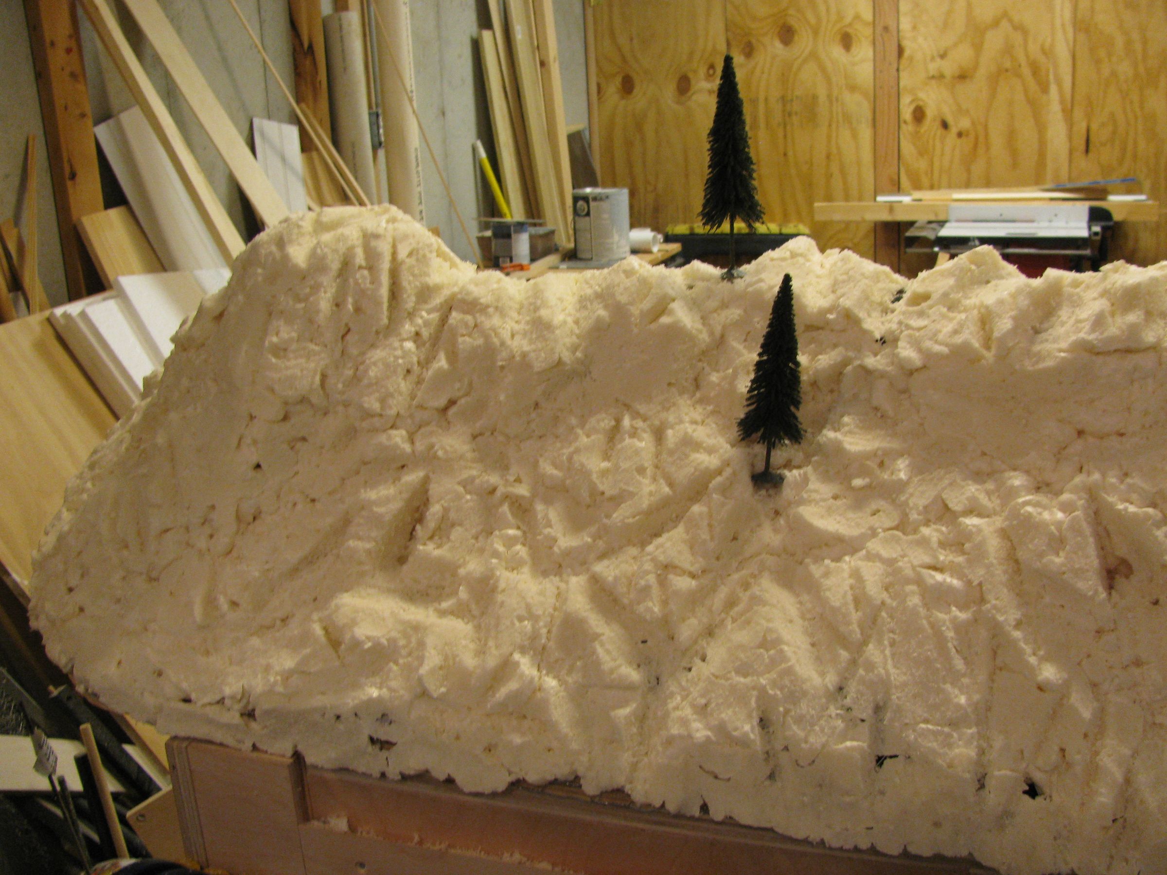 Model Railroad Mountain 6 Steps Instructables
