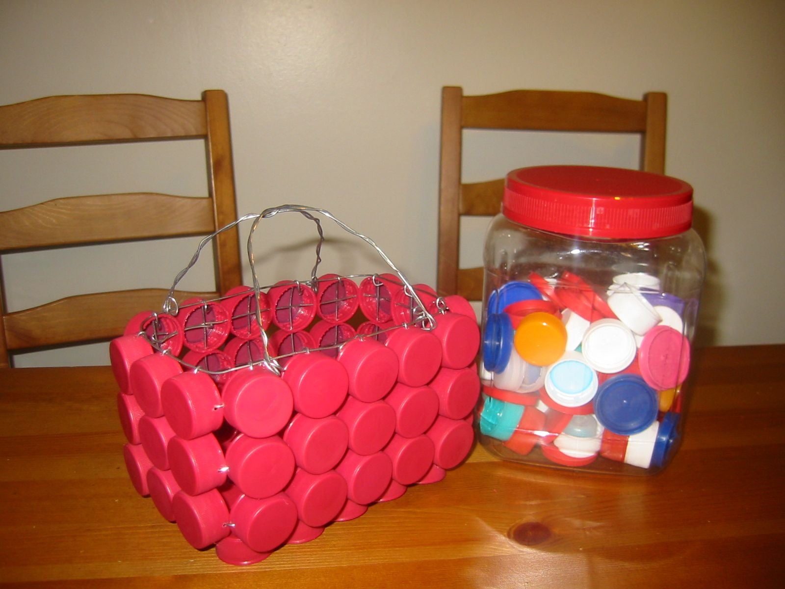 Bottle Cap Basket 14 Steps Instructables