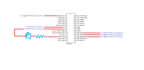 Programming AVR With Arduino As ISP Without Bootloader and External ...
