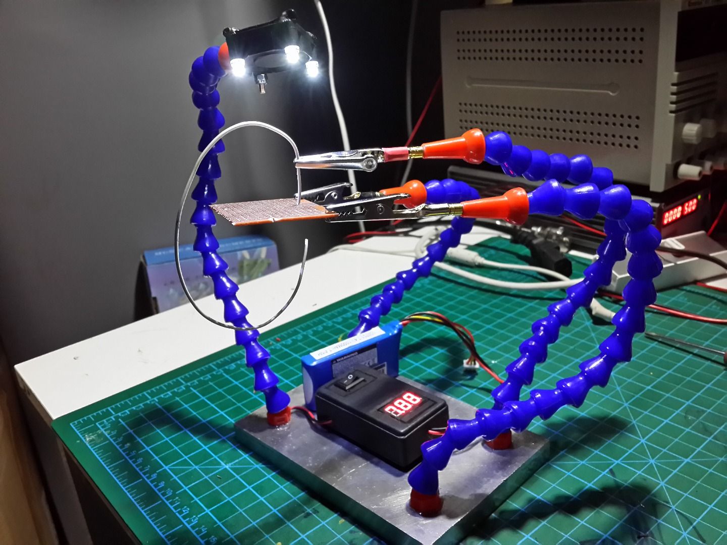 Third Hand++: a Multi-use Helping Hand for Electronics and Other Delicate Work.