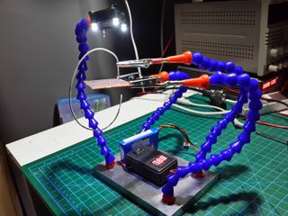 Third Hand++: a Multi-use Helping Hand for Electronics and Other Delicate Work.