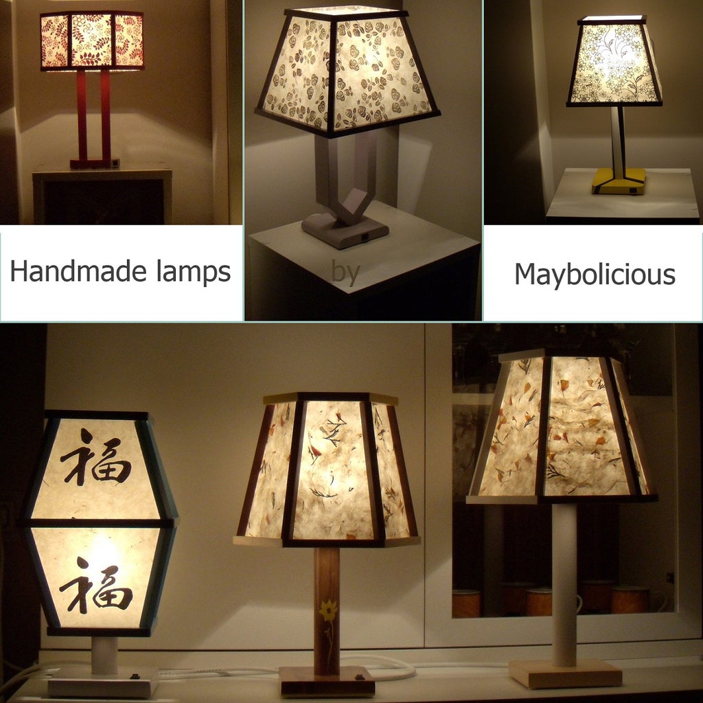 How To Make Handmade Night Lamps 8 Steps With Pictures Instructables How To Make Handmade Night Lamps 8, How To Make Handmade Table Lamp Shades