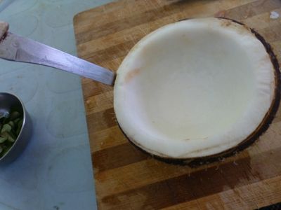 How to Perfectly Cut Open a Coconut Shell to Be Used in Other Craft ...