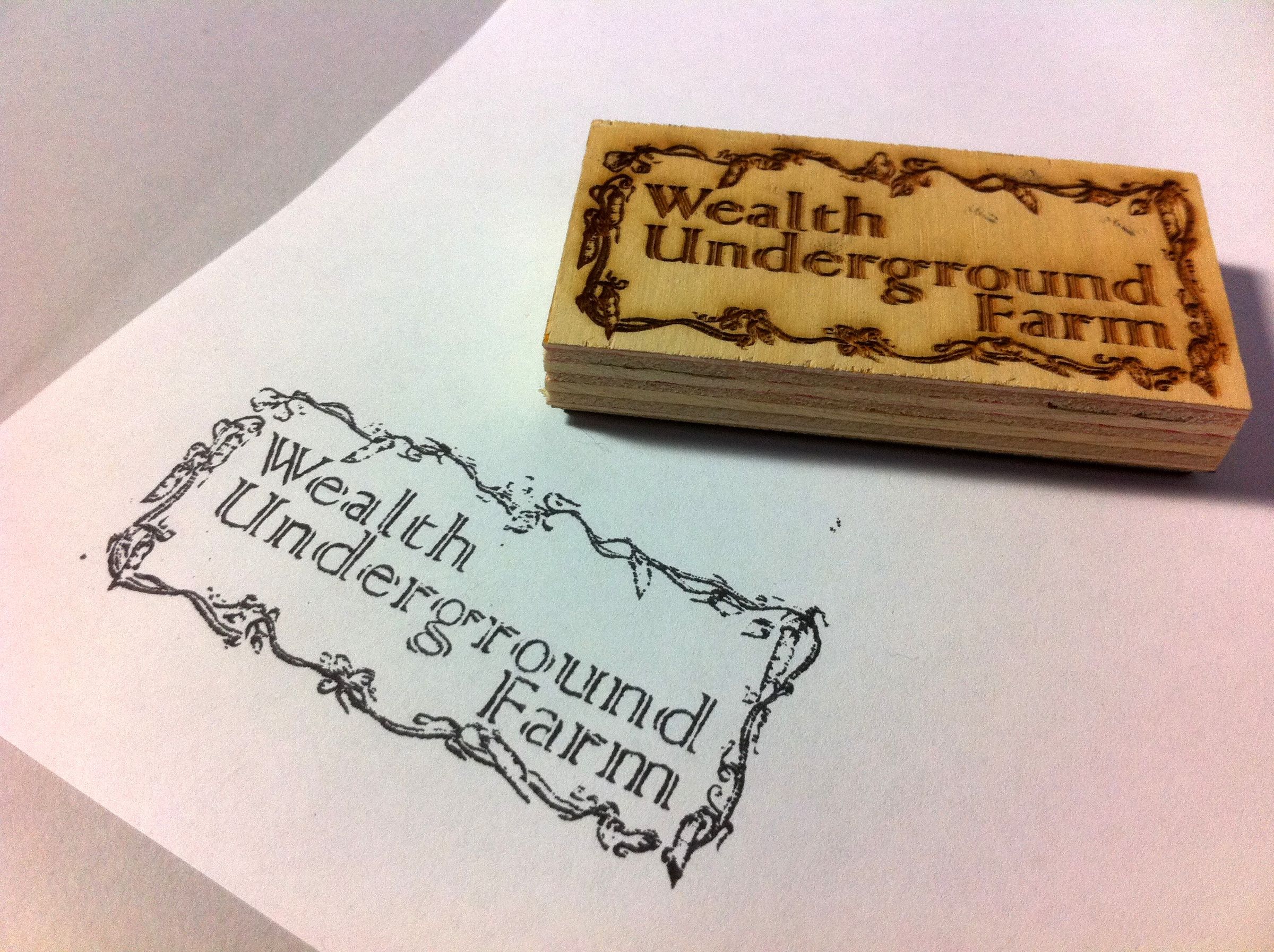 DIY guide for Laser-Cut Rubber Stamp with step-by-step instructions