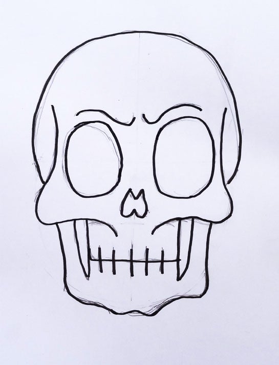 pix Demon Easy Pencil Skull Drawing how to draw a human skull 18 steps