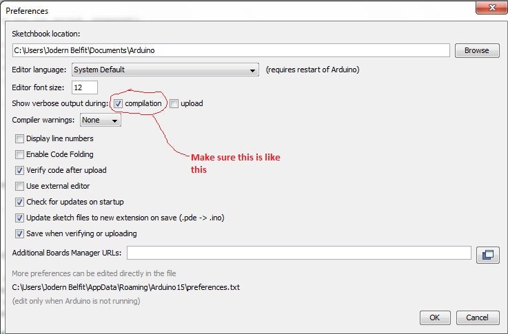 Arduino IDE Setup