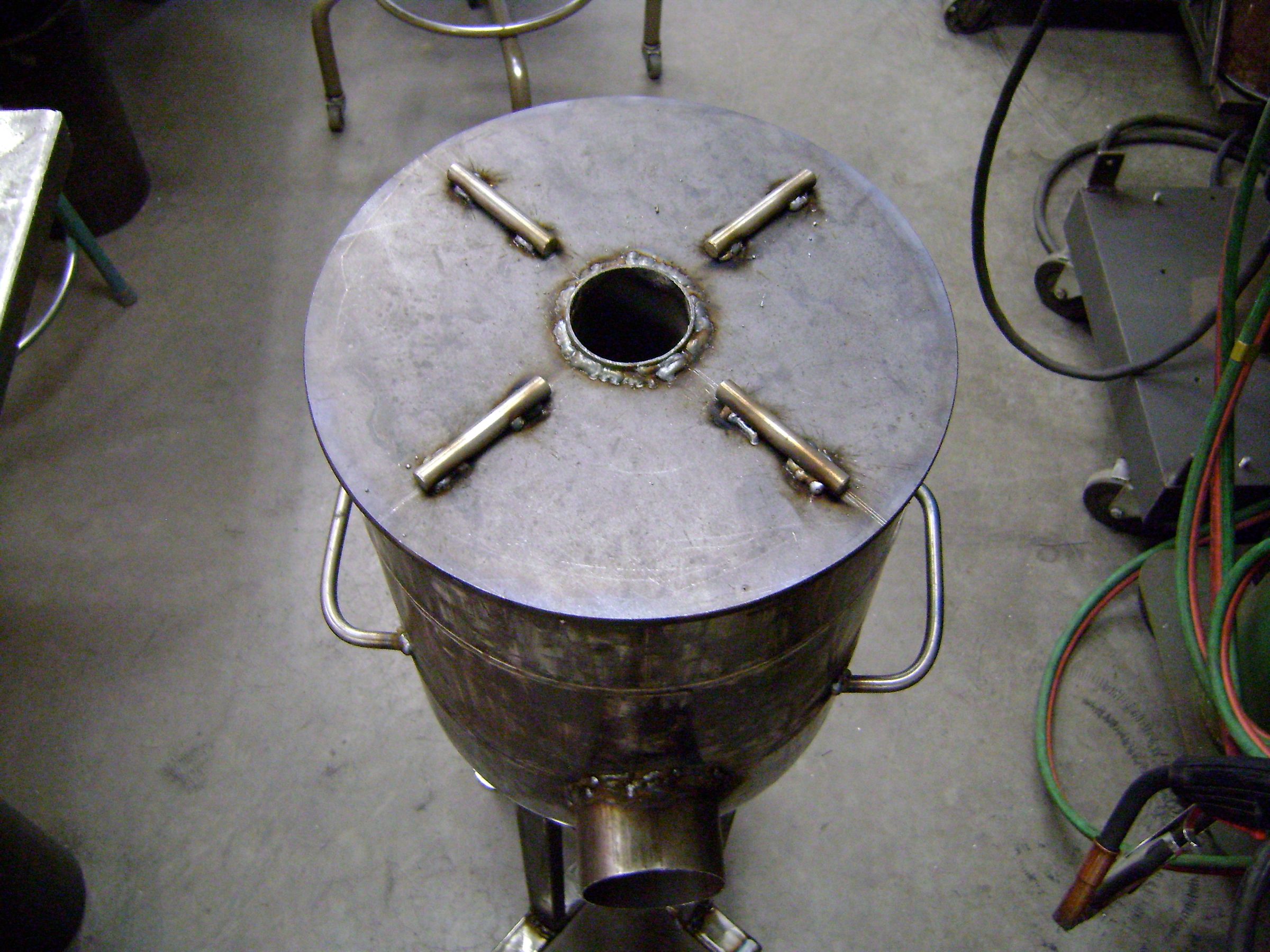 Fabricating a HeavyDuty Rocket Stove 11 Steps (with Pictures