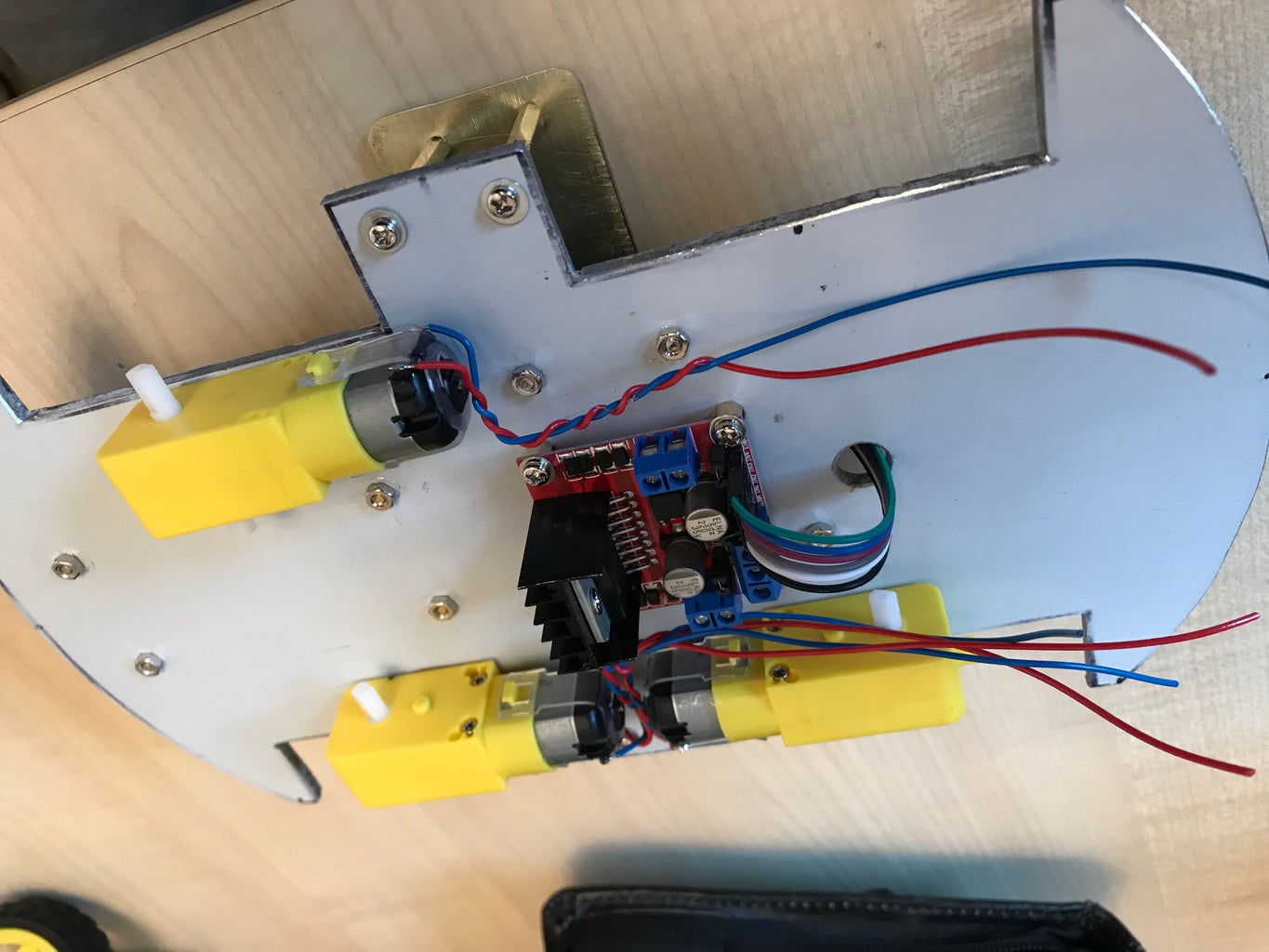 Bluetooth Robot 4 Steps Circuit Diagram