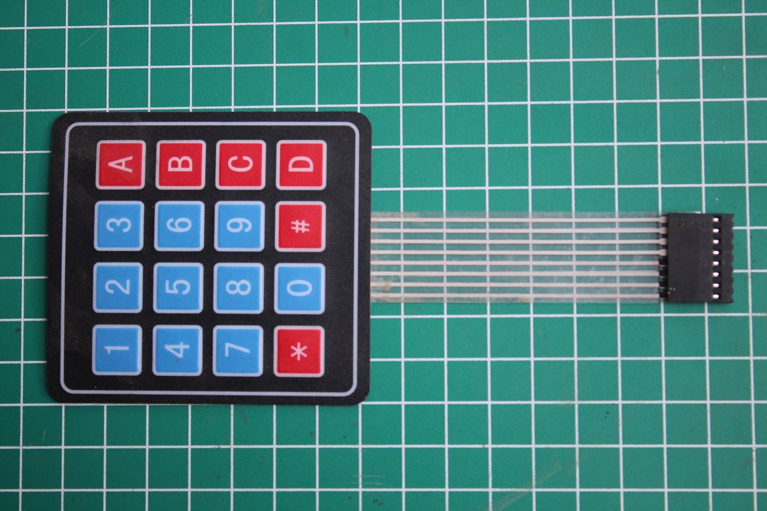 4x4 Matrix Membrane Keypad Using Arduino Nano : 4 Steps - Instructables