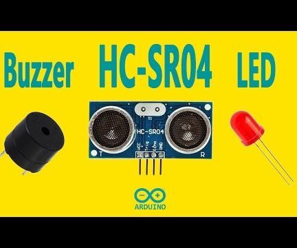 DIY guide for Arduino - Ultrasonic Sensor HC-SR04 With Buzzer with step-by-step instructions