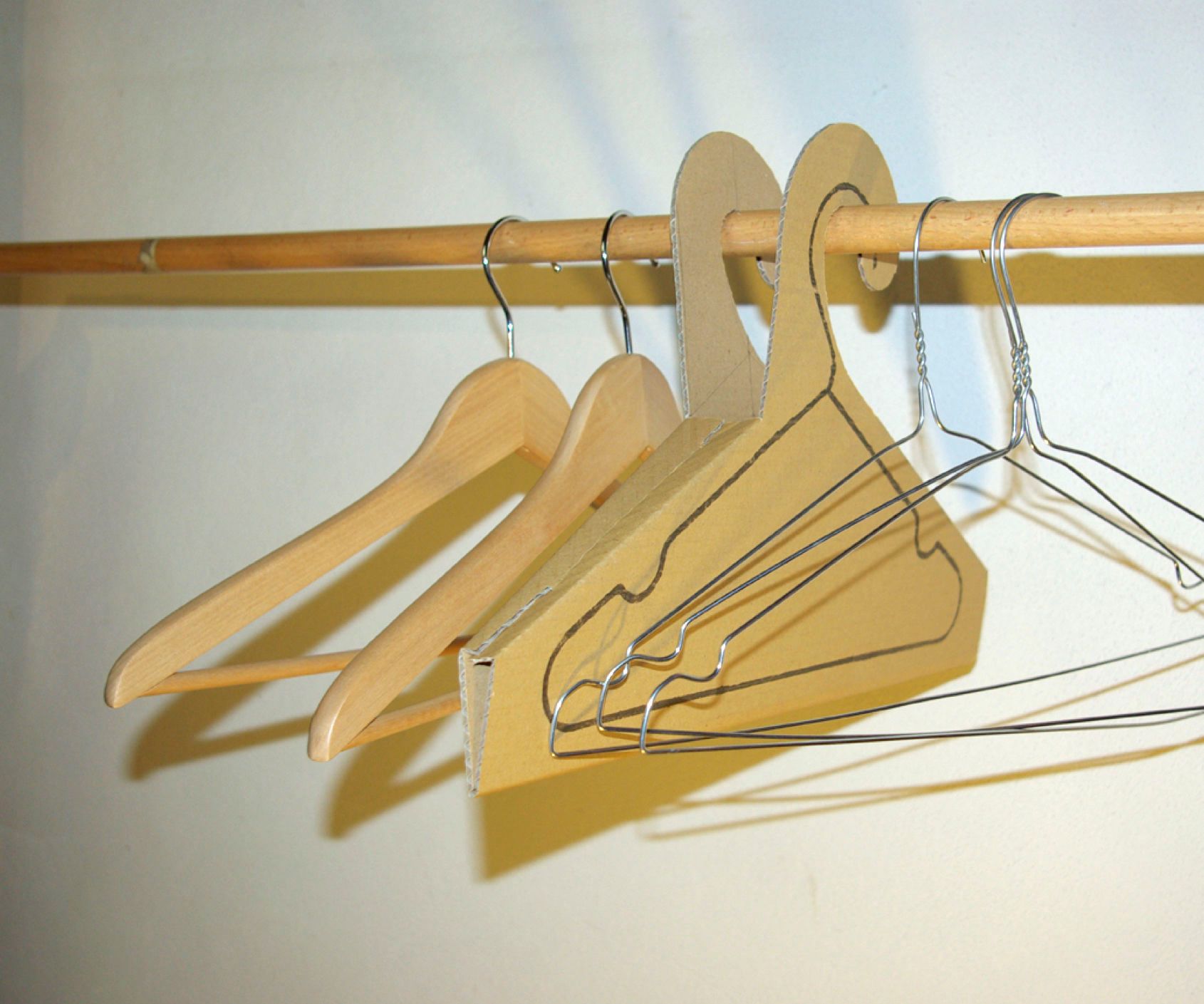 Cardboard Hanger 3 Steps Instructables