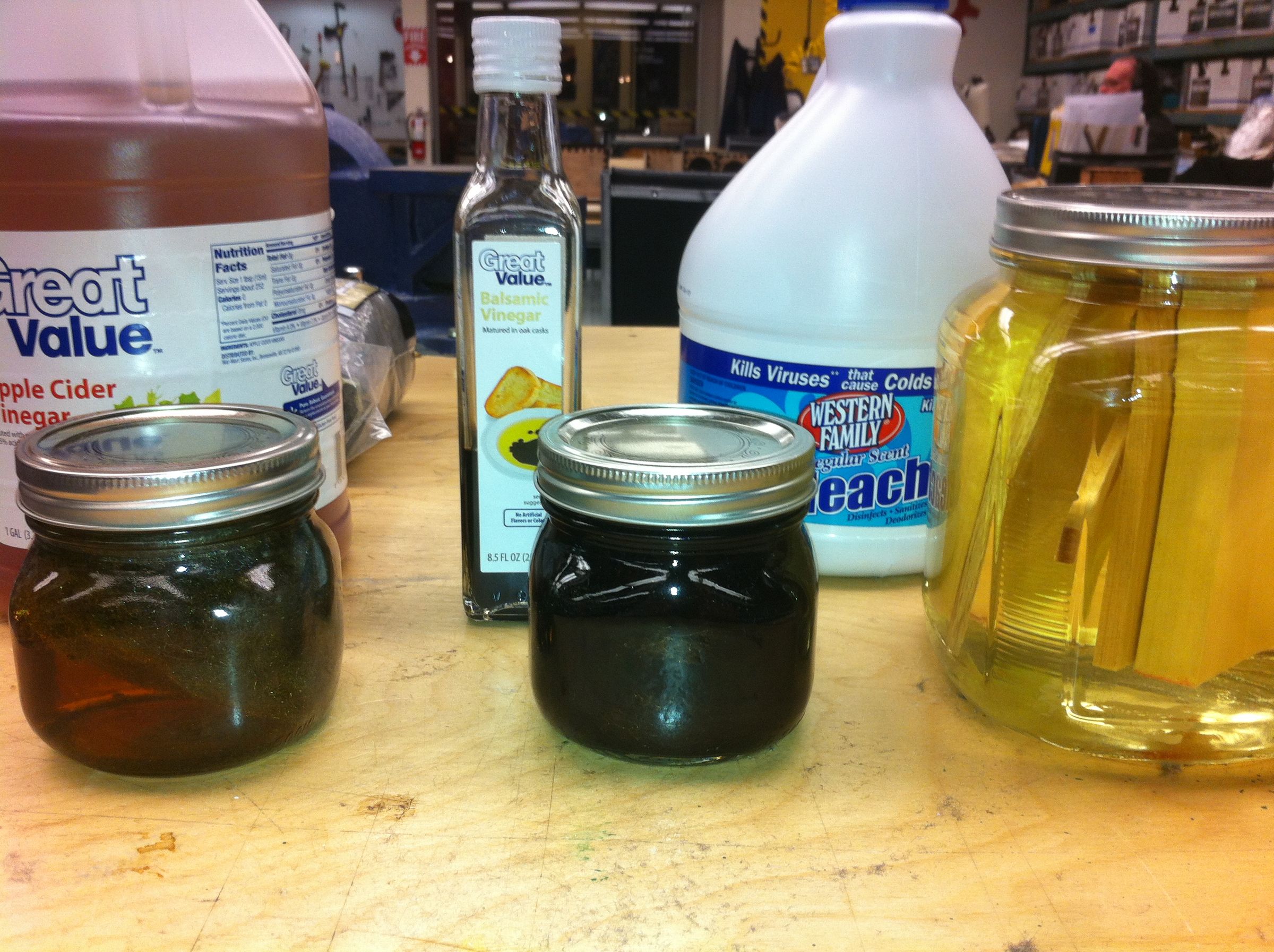 Steel Wool and Vinegar Wood Aging/Ebonizing/Weathering (A Controlled