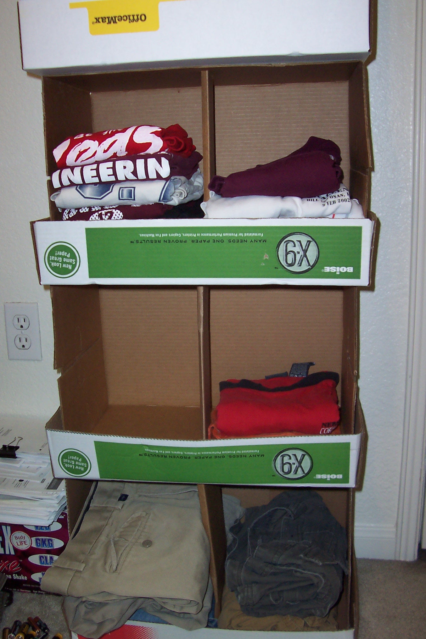 Temporary Shelving Doubles As Moving Boxes 4 Steps Instructables