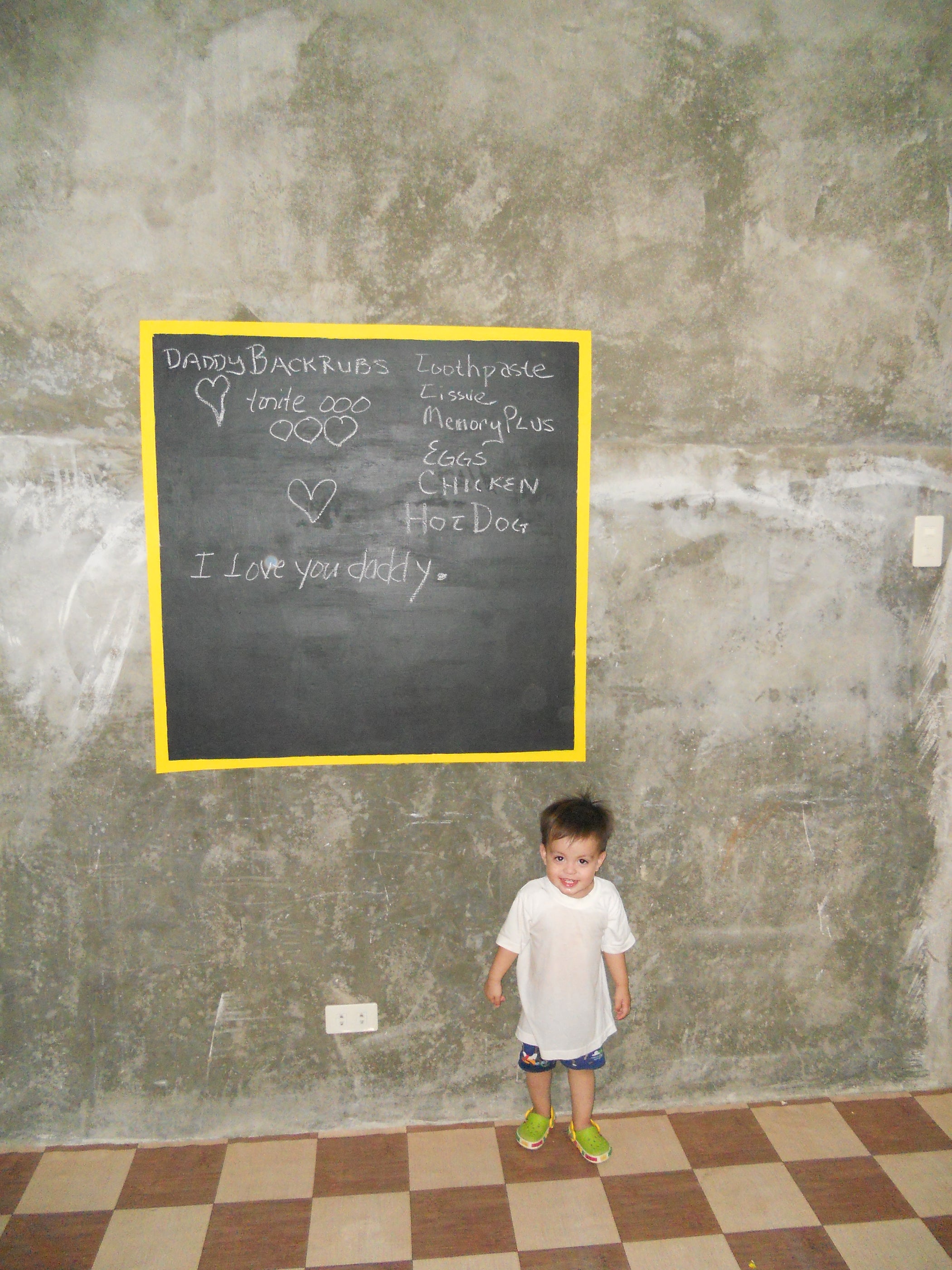 Making Blackboards on Concrete Walls 3 Steps (with Pictures