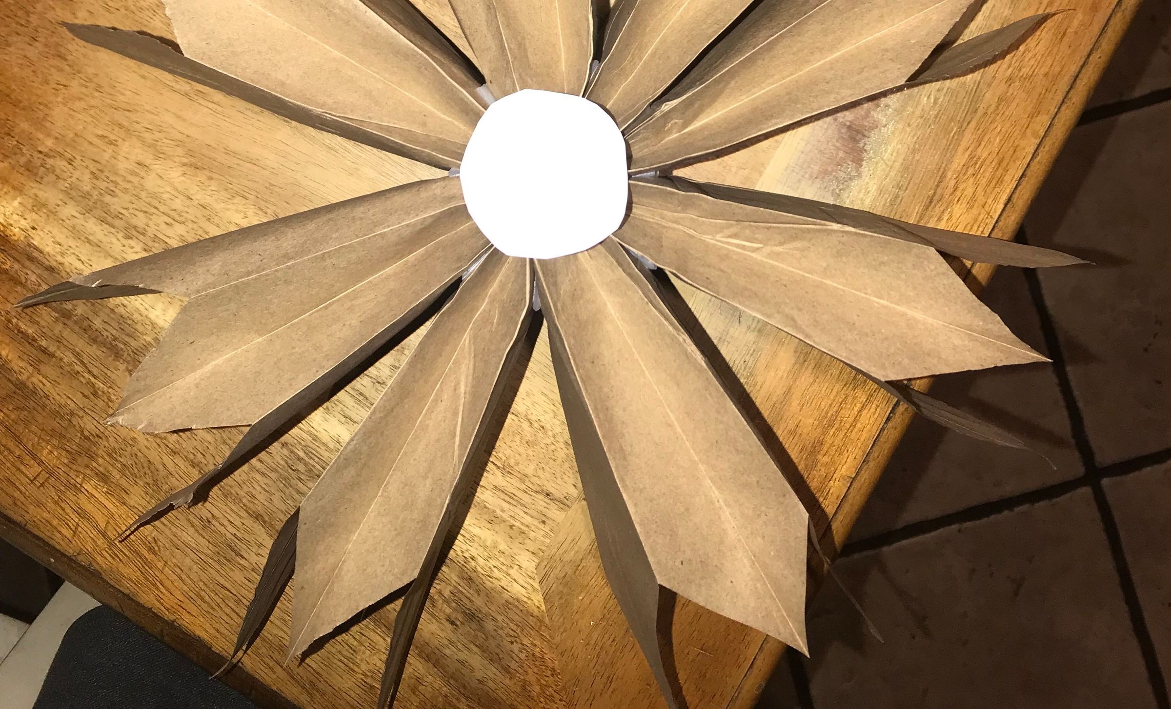 DIY guide for DIY Paper-Bag Flower with step-by-step instructions