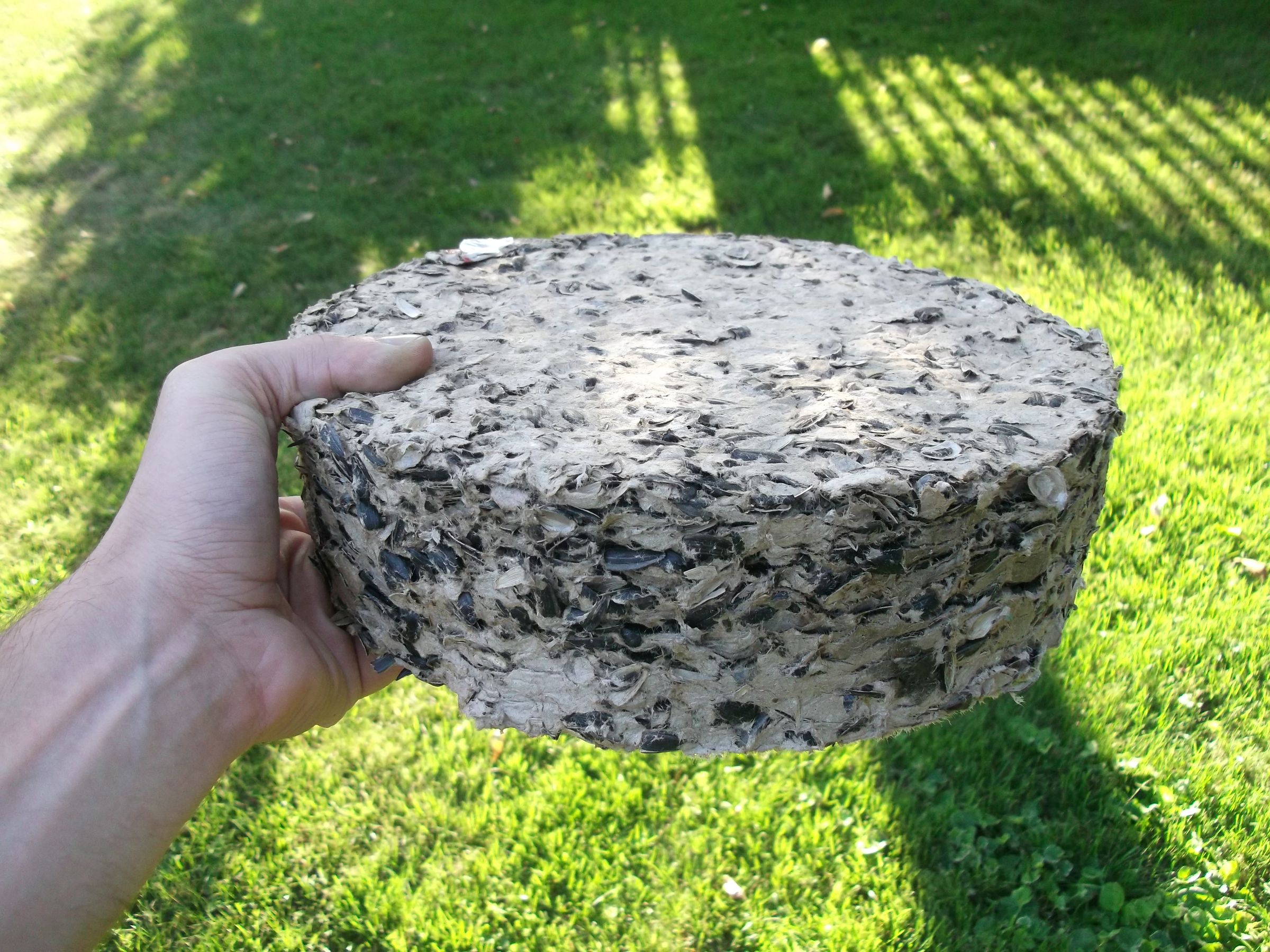 Paper + Sunflower Seed Husk Fuel Briquettes 6 Steps (with Pictures