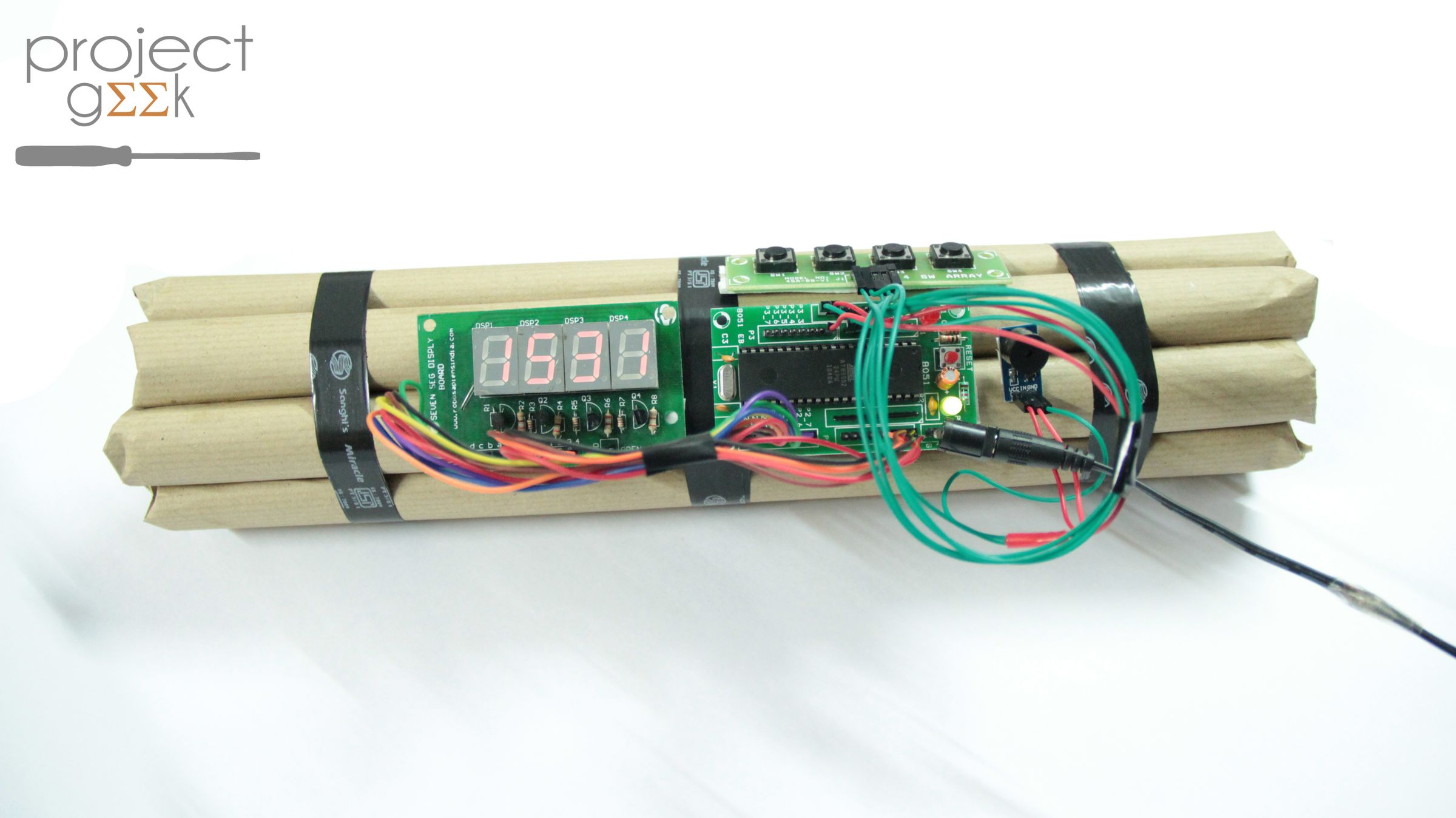 Prop Bomb Count Down Timer Project Geek 1 6 Steps (with Pictures