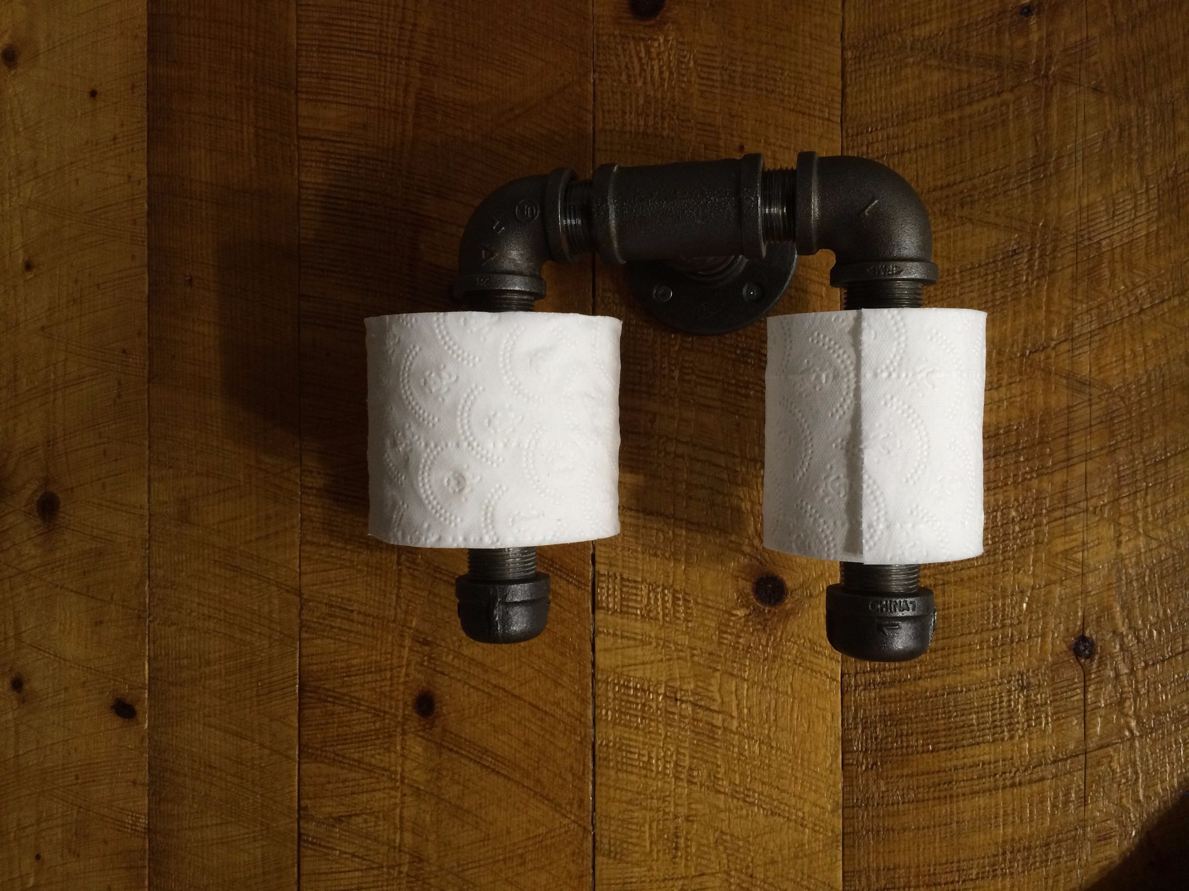 Easy Diy Steel Pipes Toilet Paper Holder 4 Steps With Pictures Instructables