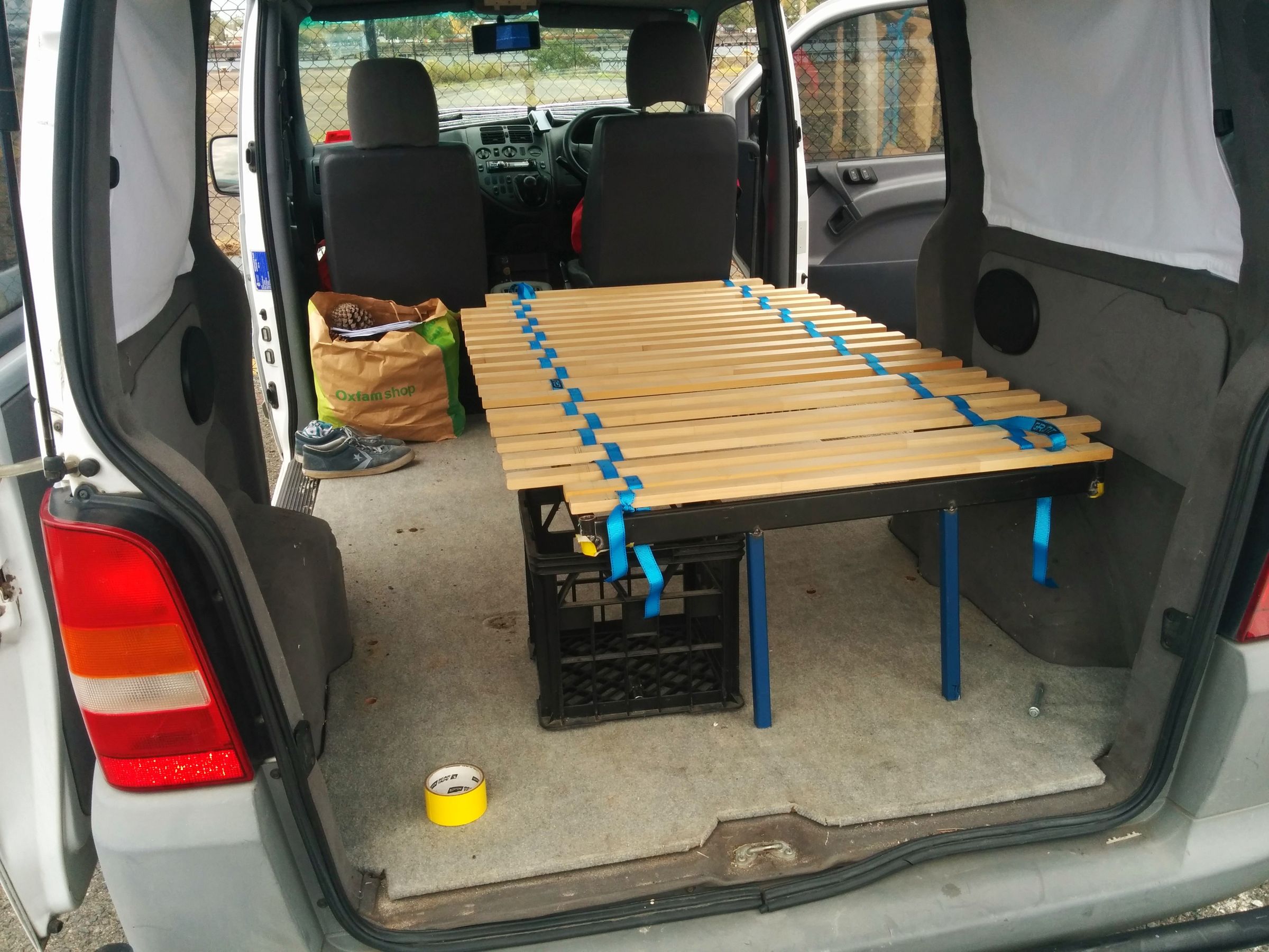 fold up bed for van