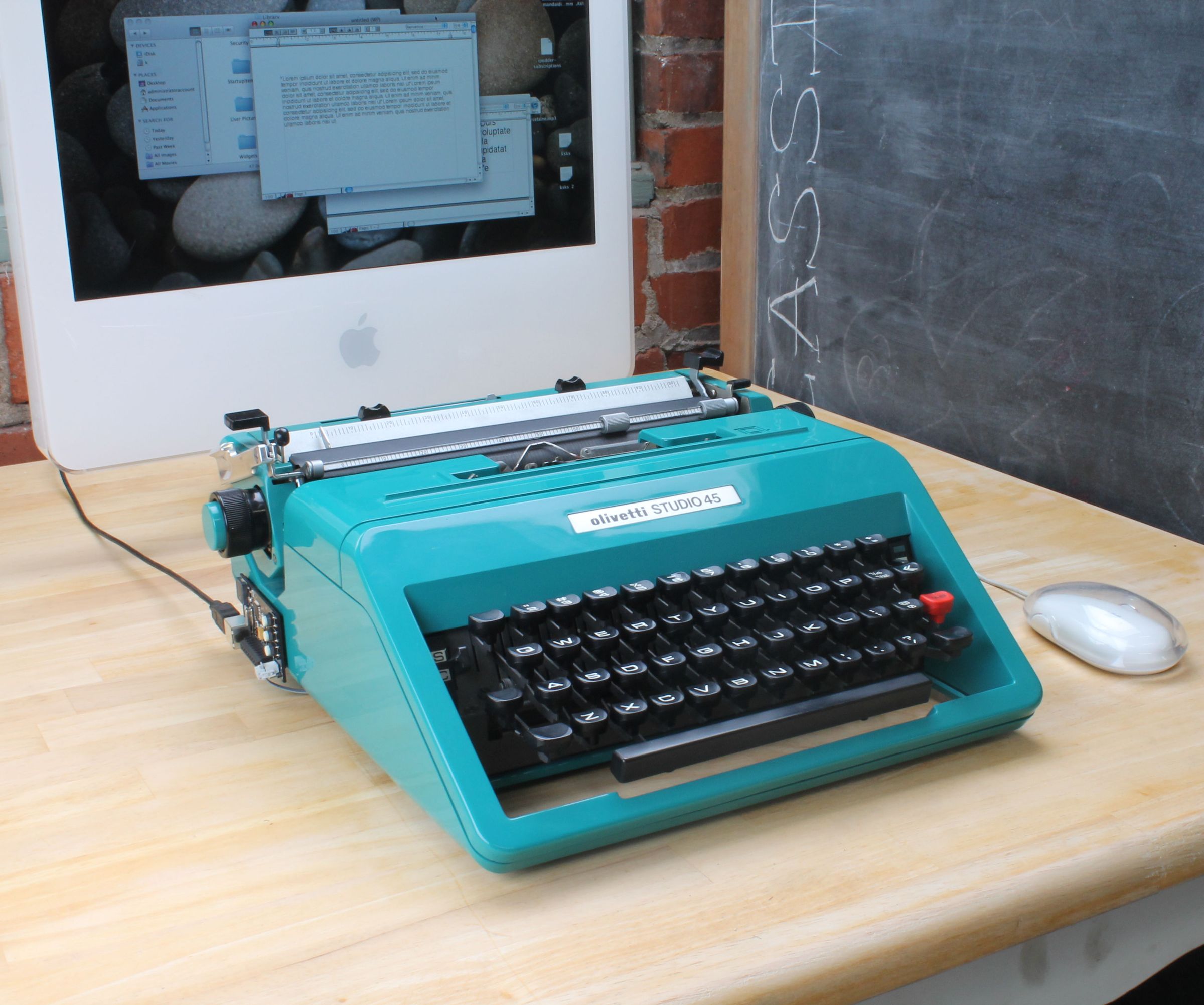 Installing USB Typewriter Kit on Olivetti Typewriters