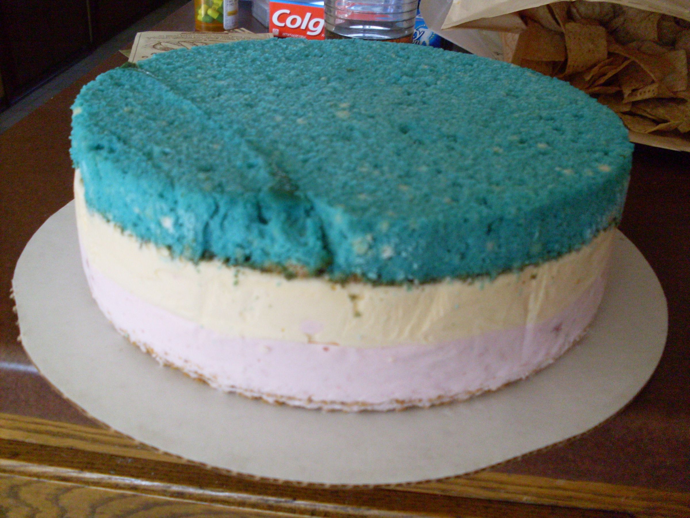 4th of july ice cream cake